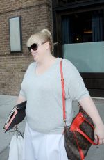 REBEL WILSON Leaves Her Hotel in New York 06/10/2015