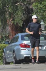 REESE WITHERSPOON and Jim Toth Out Jogging in Los Angeles 06/21/2015