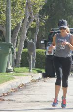 REESE WITHERSPOON and Jim Toth Out Jogging in Los Angeles 06/21/2015