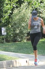 REESE WITHERSPOON and Jim Toth Out Jogging in Los Angeles 06/21/2015