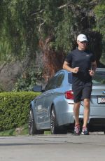 REESE WITHERSPOON and Jim Toth Out Jogging in Los Angeles 06/21/2015
