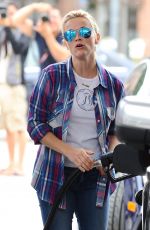 REESE WITHERSPOON at a Gas Station in Brentwood 06/13/2015