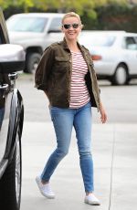 REESE WITHERSPOON at a Gas Station in Brentwood 06/27/2015