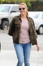 REESE WITHERSPOON at a Gas Station in Brentwood 06/27/2015
