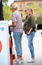 REESE WITHERSPOON at a Gas Station in Brentwood 06/27/2015