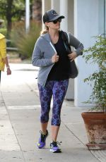 REESE WITHERSPOON Heading to a Gym in Santa Monica 06/27/2015