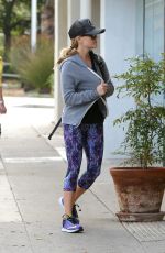 REESE WITHERSPOON Heading to a Gym in Santa Monica 06/27/2015