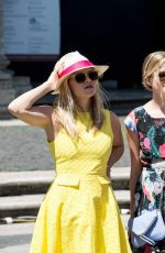 REESE WITHERSPOON Out and About in Rome 06/18/2015
