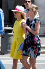 REESE WITHERSPOON Out and About in Rome 06/18/2015