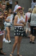 REESE WITHERSPOON Out and About in Rome 06/18/2015