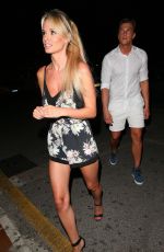 RHIAN SUDGEN Arrives at Pangea Club in Marbella 05/31/2015