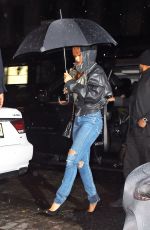 RIHANNA Out for Dinner in New York 06/01/2015