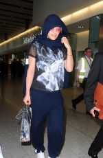 RITA ORA Arrives at Heathrow Airport in London 06/06/2015