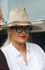 RITA ORA Arrives at Heathrow Airport in London 06/24/2015