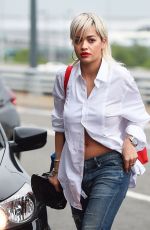 RITA ORA at JFK Airport in New York 06/23/2015