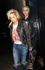 RITA ORA Night Out in London 06/10/2015