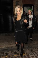 RITA ORA Night Out in London 06/12/2015