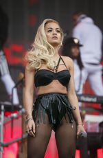 RITA ORA Performs at New Look Wireless Birthday Party in Finsbury Park in London