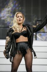 RITA ORA Performs at New Look Wireless Birthday Party in Finsbury Park in London
