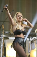 RITA ORA Performs at New Look Wireless Birthday Party in Finsbury Park in London