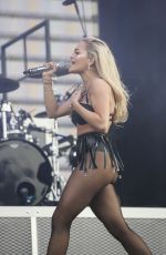 RITA ORA Performs at New Look Wireless Birthday Party in Finsbury Park in London