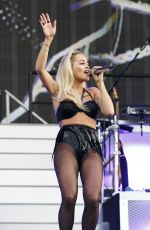 RITA ORA Performs at New Look Wireless Birthday Party in Finsbury Park in London