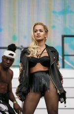RITA ORA Performs at New Look Wireless Birthday Party in Finsbury Park in London