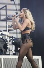 RITA ORA Performs at New Look Wireless Birthday Party in Finsbury Park in London