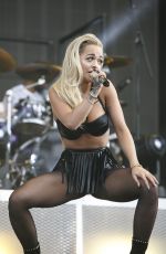 RITA ORA Performs at New Look Wireless Birthday Party in Finsbury Park in London
