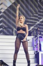 RITA ORA Performs at New Look Wireless Birthday Party in Finsbury Park in London