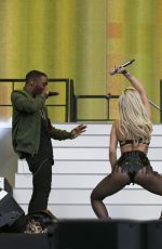 RITA ORA Performs at New Look Wireless Birthday Party in Finsbury Park in London
