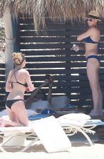 ROBIN WRIGHT and DYLAN PENN in Bikinis at a Beach in Mexico 05/29/2015