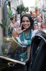 ROSARIO DAWSON Out Shopping in Italy 06/14/2015