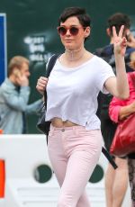 ROSE MCGOWAN Out and About in New York 06/18/2015