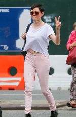ROSE MCGOWAN Out and About in New York 06/18/2015