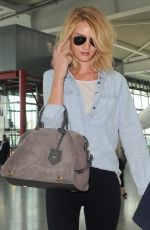 ROSIE HUNTINGTON-WHITELEY at Heathrow Airport in London 06/05/2015
