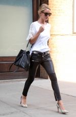 ROSIE HUNTINGTON-WHITELEY Leaves Her Hotel in New York 06/10/2015