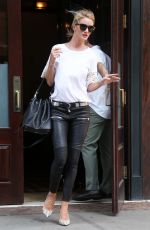 ROSIE HUNTINGTON-WHITELEY Leaves Her Hotel in New York 06/10/2015