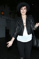 RUMER WILLIS Leaves Chateau Marmont in West Hollywood 06/26/2015