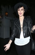 RUMER WILLIS Leaves Chateau Marmont in West Hollywood 06/26/2015
