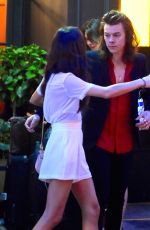 SARA SAMPAIO and Harry Styles Out in New York 06/11/2015