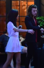 SARA SAMPAIO and Harry Styles Out in New York 06/11/2015