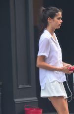 SARA SAMPAIO Leaves Her Hotel in New York 06/12/2015