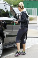 SARAH HARDING Leaves a Gym in North London 06/12/2015