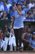 SELENA GOMEZ at Big Slick Celebrity Softball in Kansas City 06/19/2015