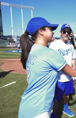 SELENA GOMEZ at Big Slick Celebrity Softball in Kansas City 06/19/2015