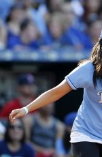 SELENA GOMEZ at Big Slick Celebrity Softball in Kansas City 06/19/2015