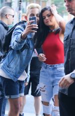 SELENA GOMEZ in Ripped Jeans Out and About in New York 06/22/2015