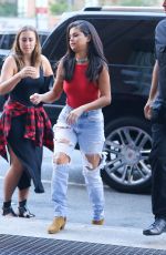 SELENA GOMEZ in Ripped Jeans Out and About in New York 06/22/2015