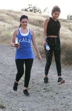 SELENA GOMEZ in Tights Out Hiking in Hollywood Hills 06/26/2015